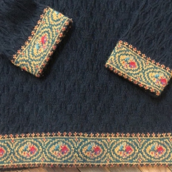 Herman Geist Vintage Cable Knit Wool Cardigan - Picture 13 of 13